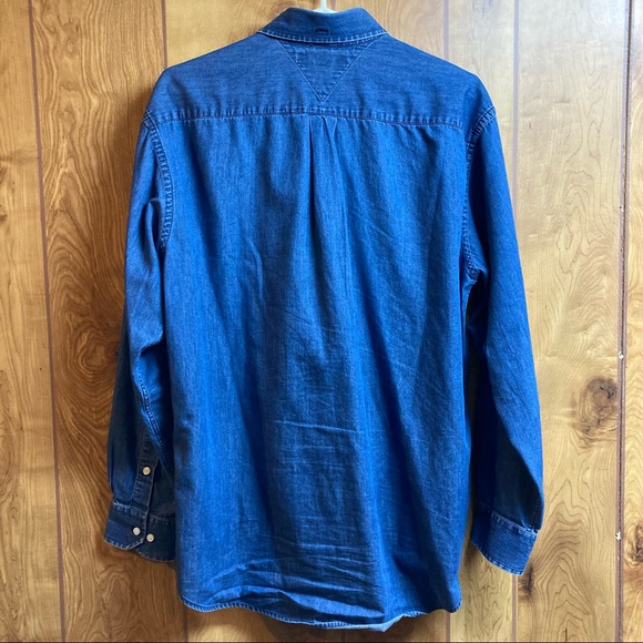 Tommy Hilfiger Denim Button Down Shirt size Men’s Medium 100% Cotton - Picture 5 of 8